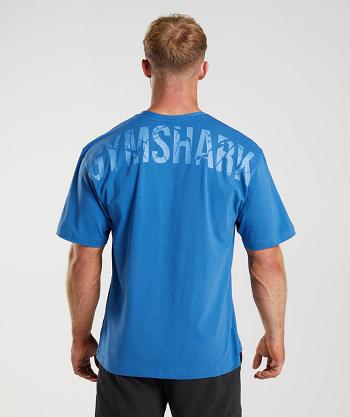 Pánské T Shirts Gymshark Power Blankyt | CZ 2543PJJ